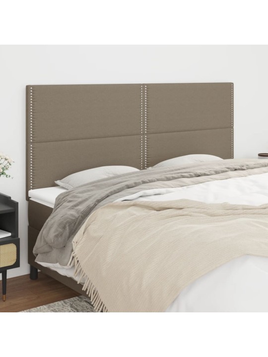 Galvūgaliai, 4vnt., taupe spalvos, 100x5x78/88cm, audinys