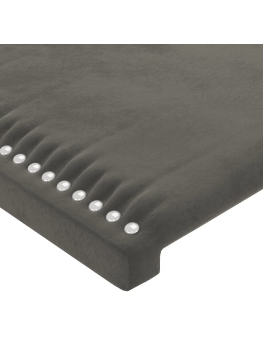 Galvūgalis, 4vnt.,tamsiai pilkos spalvos, 80x5x78/88cm, aksomas