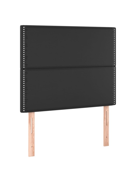Galvūgalis,2vnt., juodos spalvos, 90x5x78/88cm, dirbtinė oda