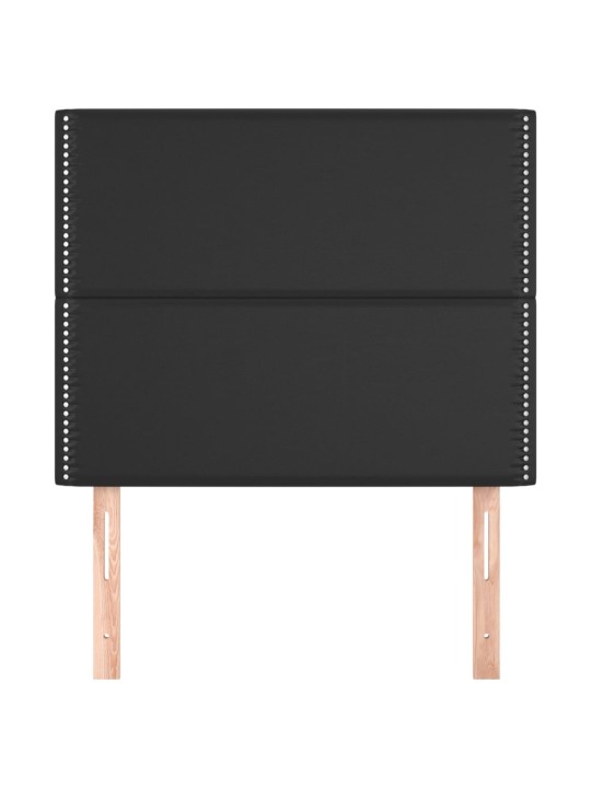 Galvūgalis,2vnt., juodos spalvos, 90x5x78/88cm, dirbtinė oda