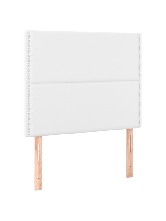 Galvūgalis,2vnt., baltos spalvos, 90x5x78/88cm, dirbtinė oda