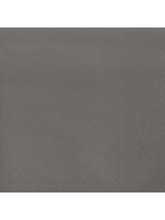 Galvūgalis, 2vnt., pilkos spalvos, 100x5x78/88 cm, dirbtinė oda