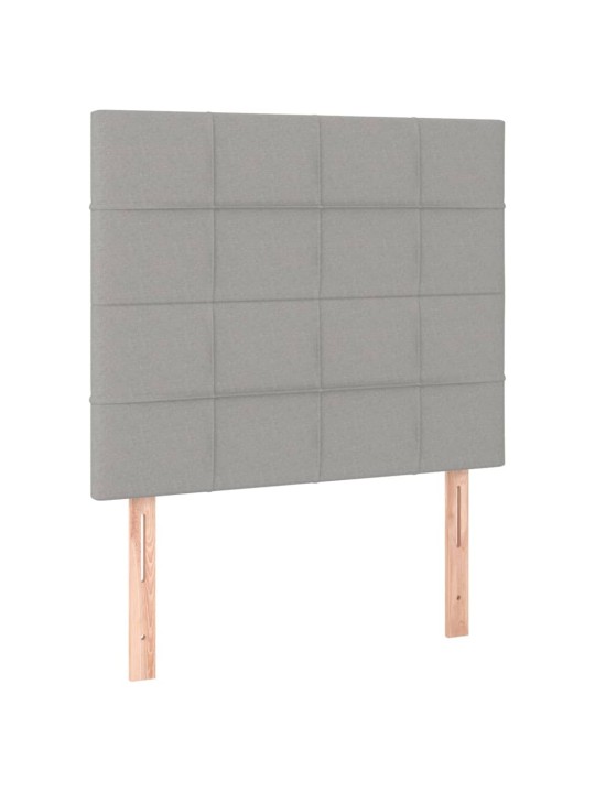 Galvūgalis, 2vnt.,šviesiai pilkos spalvos,100x5x78/88cm,audinys