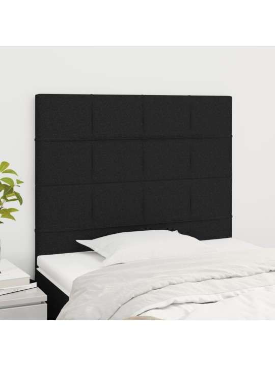 Galvūgalis, 2vnt., juodos spalvos, 100x5x78/88cm, audinys