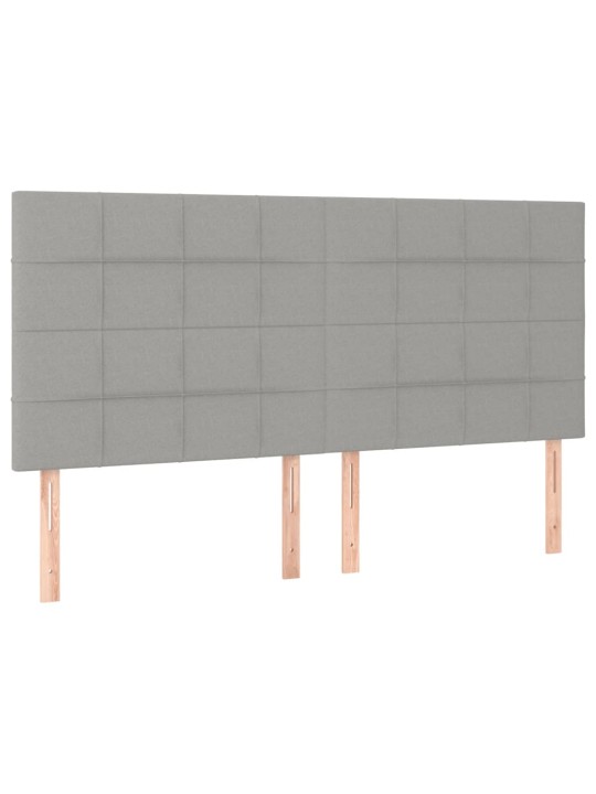 Galvūgalis, 4vnt.šviesiai pilkos spalvos, 80x5x78/88cm, audinys