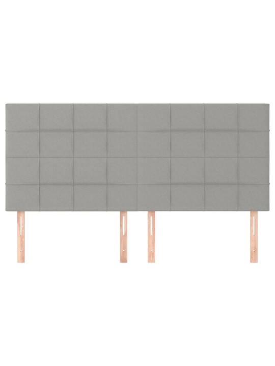 Galvūgalis, 4vnt.šviesiai pilkos spalvos, 80x5x78/88cm, audinys