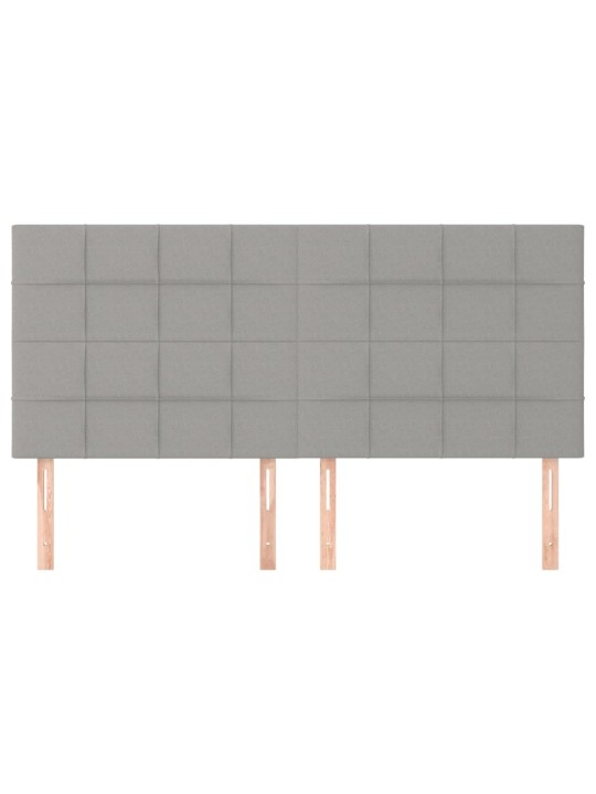 Galvūgalis, 4vnt.,šviesiai pilkos spalvos,90x5x78/88cm, audinys