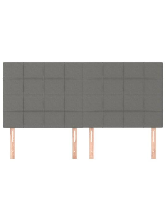 Galvūgalis, 4vnt.,tamsiai pilkos spalvos,90x5x78/88cm, audinys