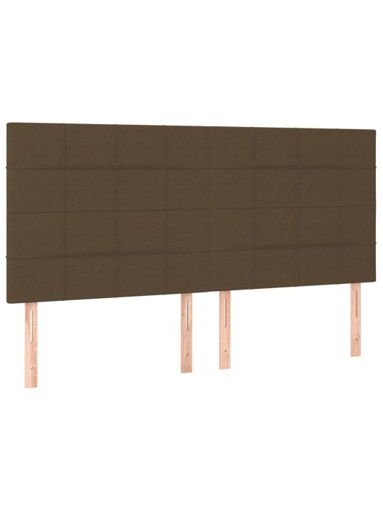 Galvūgalis, 4vnt.,tamsiai rudos spalvos,90x5x78/88cm, audinys