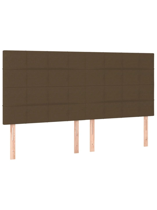 Galvūgalis, 4vnt.,tamsiai rudos spalvos,90x5x78/88cm, audinys