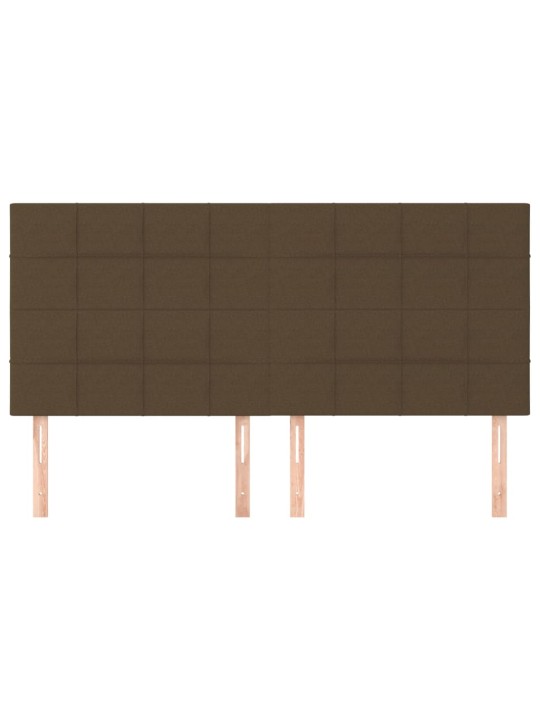 Galvūgalis, 4vnt.,tamsiai rudos spalvos,90x5x78/88cm, audinys
