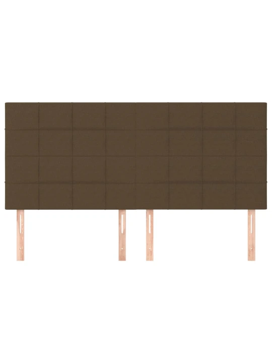 Galvūgalis, 4vnt.,tamsiai rudos spalvos,90x5x78/88cm, audinys
