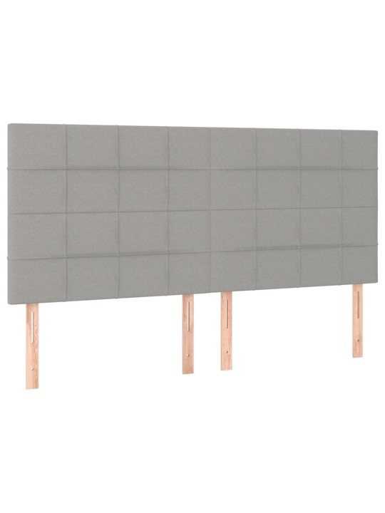 Galvūgalis, 4vnt.,šviesiai pilkos spalvos,100x5x78/88cm,audinys