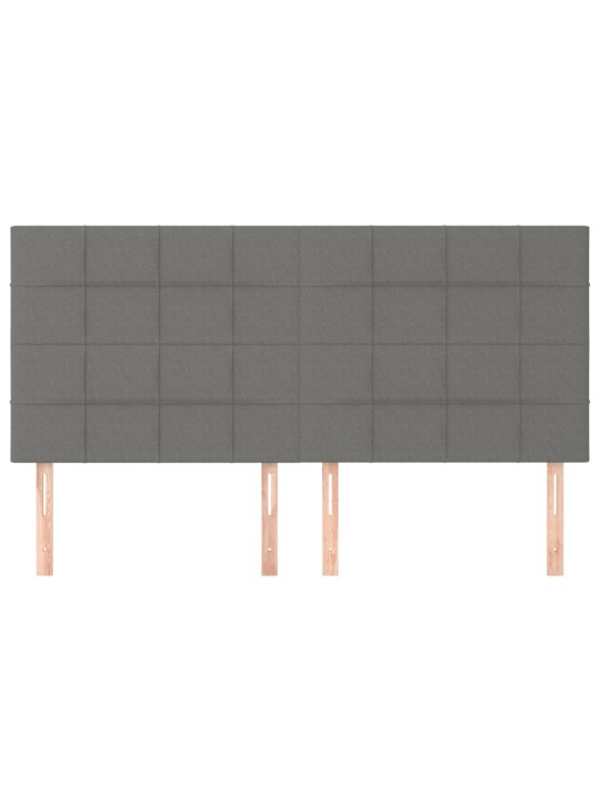 Galvūgalis, 4vnt.,tamsiai pilkos spalvos,100x5x78/88cm, audinys