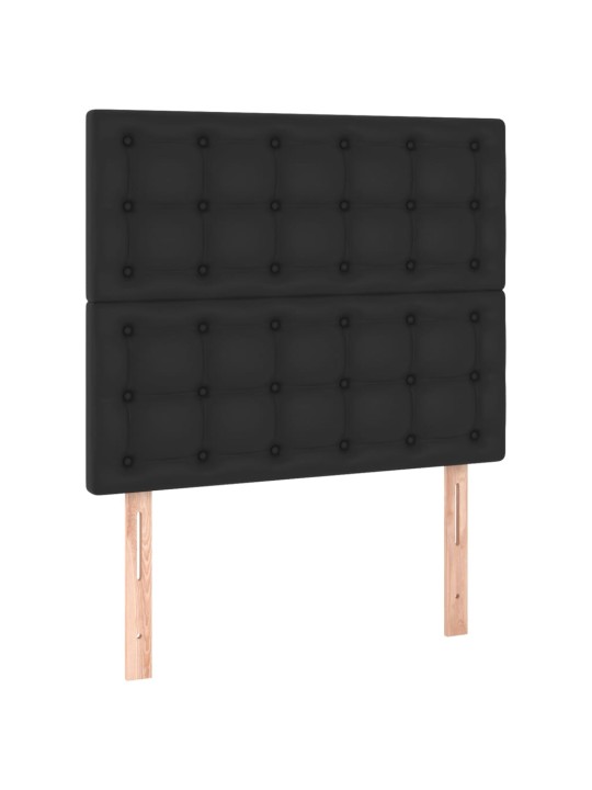 Galvūgalis,2vnt., juodos spalvos, 90x5x78/88cm, dirbtinė oda