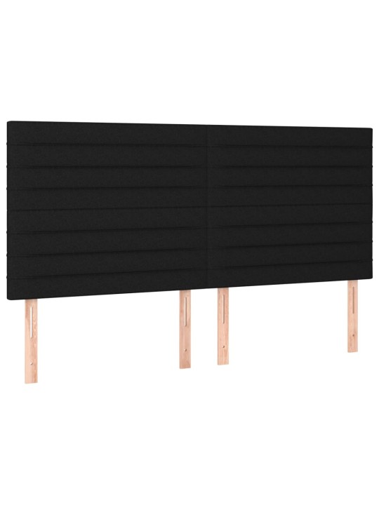 Galvūgalis, 4vnt., juodos spalvos, 80x5x78/88cm, audinys