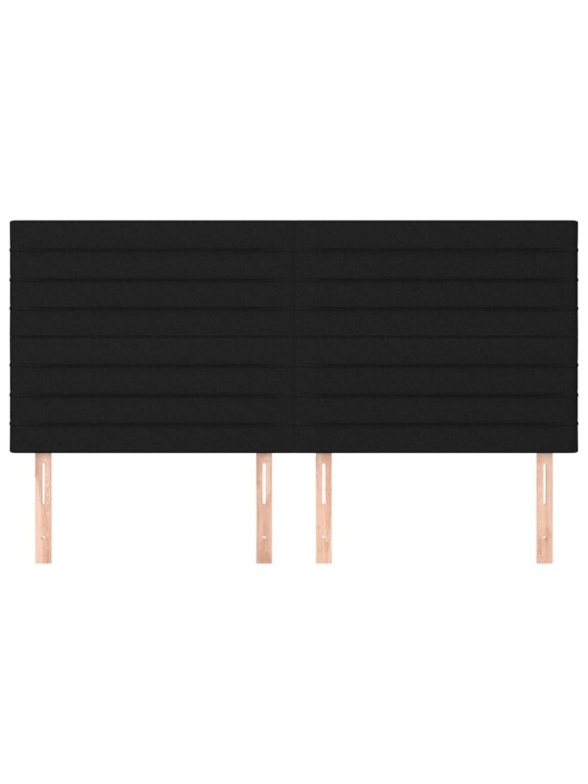 Galvūgalis, 4vnt., juodos spalvos, 80x5x78/88cm, audinys