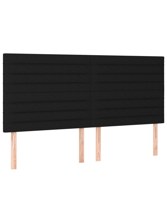 Galvūgalis, 4vnt. juodos spalvos, 90x5x78/88cm, audinys