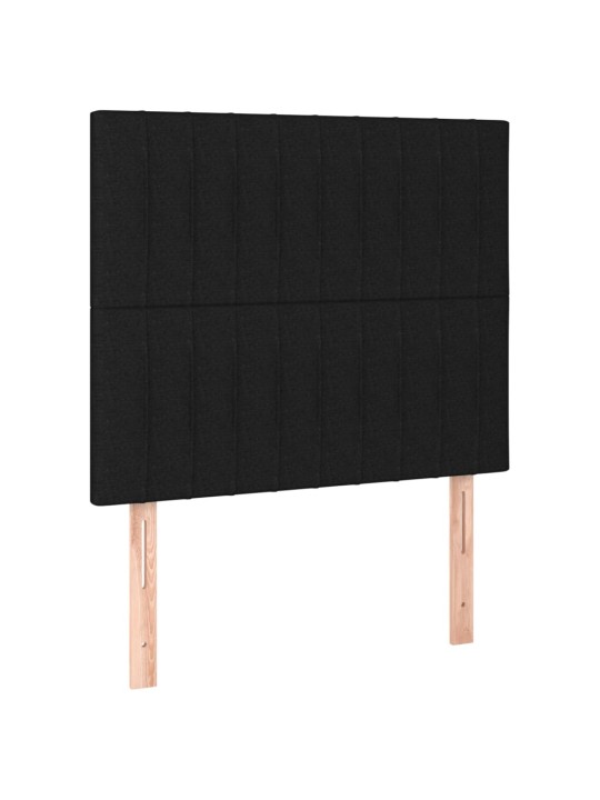 Galvūgalis, 2vnt., juodos spalvos, 80x5x78/88cm, audinys