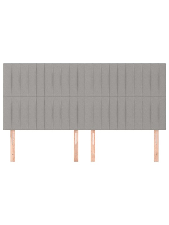 Galvūgalis, 4vnt.,šviesiai pilkos spalvos,90x5x78/88cm, audinys