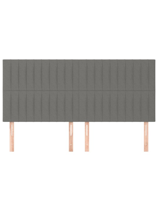 Galvūgalis, 4vnt.,tamsiai pilkos spalvos,90x5x78/88cm, audinys