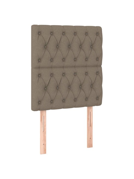 Galvūgalis, 2vnt., taupe spalvos, 80x7x78/88cm, audinys