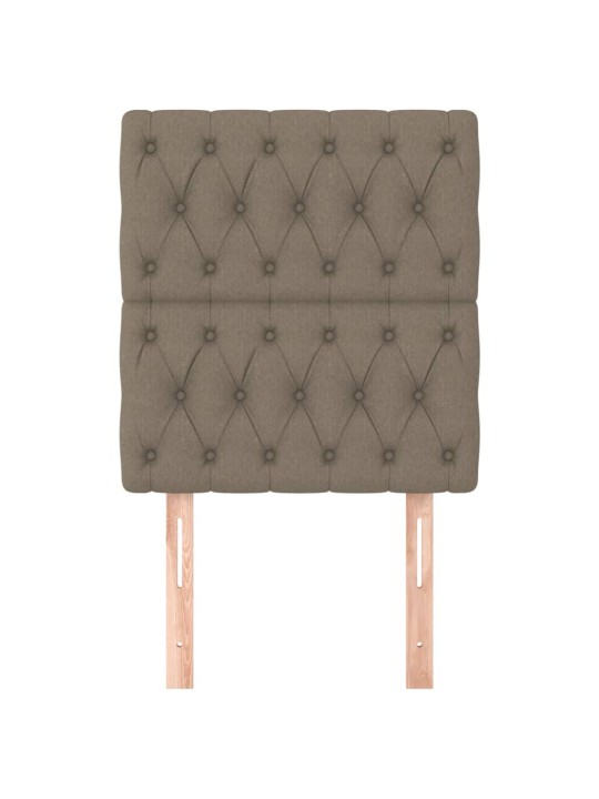 Galvūgalis, 2vnt., taupe spalvos, 80x7x78/88cm, audinys