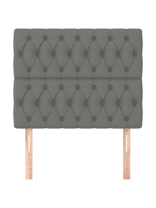 Galvūgalis, 2vnt.,tamsiai pilkos spalvos,90x7x78/88cm, audinys