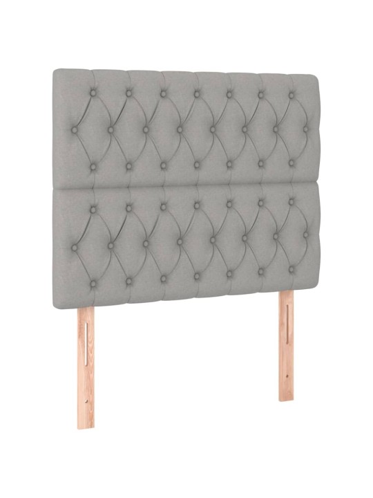 Galvūgalis,2vnt.,šviesiai pilkos spalvos,100x7x78/88 cm,audinys