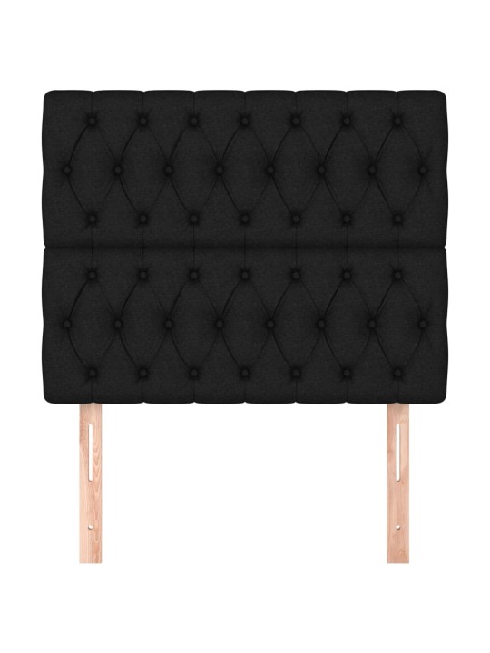 Galvūgalis, 2vnt., juodos spalvos,100x7x78/88 cm, audinys
