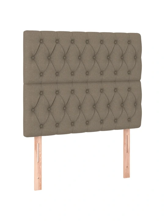 Galvūgaliai, 2vnt., taupe spalvos, 100x7x78/88cm, audinys