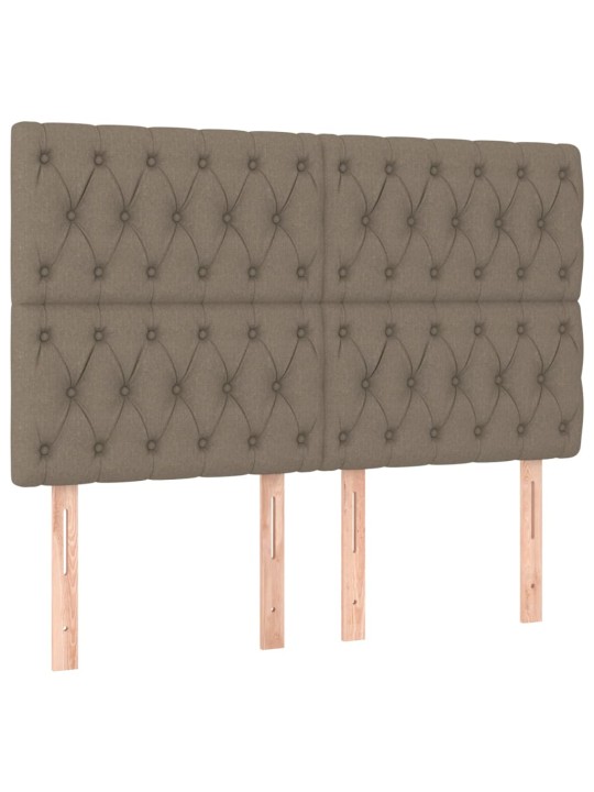 Galvūgalis, 4vnt., taupe spalvos, 80x7x78/88cm, audinys