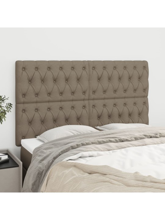 Galvūgalis, 4vnt., taupe spalvos, 80x7x78/88cm, audinys