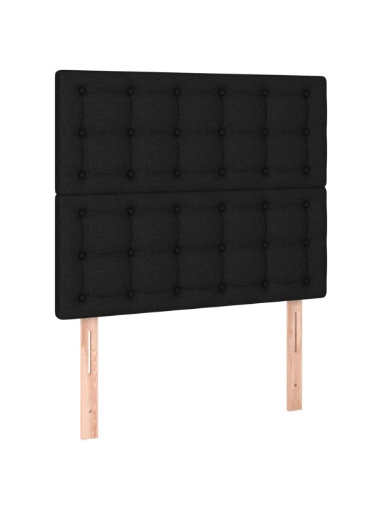 Galvūgalis, 2vnt., juodos spalvos, 80x5x78/88cm, audinys