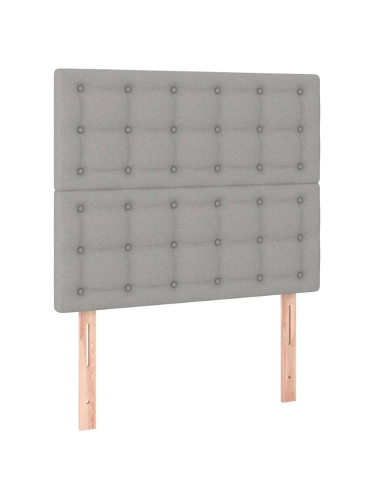 Galvūgalis, 2vnt.,šviesiai pilkos spalvos,100x5x78/88cm,audinys