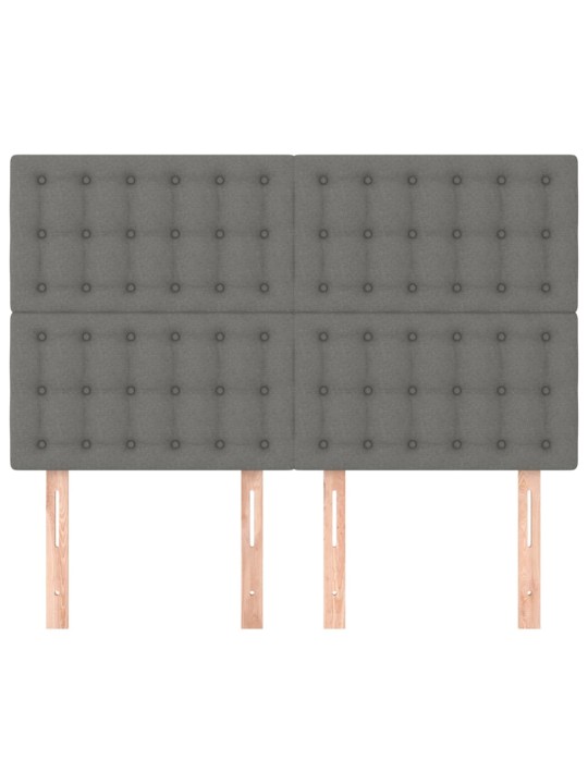 Galvūgaliai, 4vnt., tamsiai pilki, 72x5x78/88cm, audinys