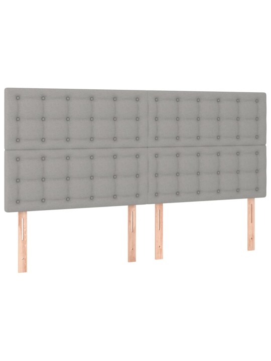 Galvūgalis, 4vnt.,šviesiai pilkos spalvos,90x5x78/88cm, audinys