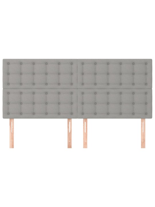 Galvūgalis, 4vnt.,šviesiai pilkos spalvos,90x5x78/88cm, audinys