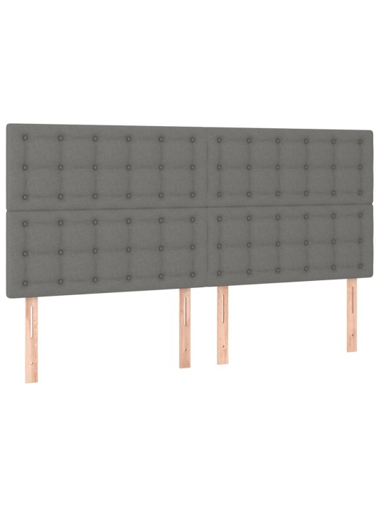 Galvūgalis, 4vnt.,tamsiai pilkos spalvos,90x5x78/88cm, audinys