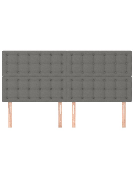 Galvūgalis, 4vnt.,tamsiai pilkos spalvos,90x5x78/88cm, audinys