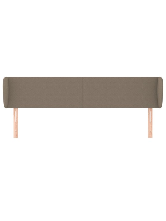 Galvūgalis su auselėmis,taupe spalvos,203x23x78/88 cm, audinys