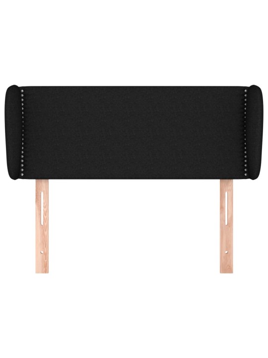 Galvūgalis su auselėmis, juodos spalvos,83x23x78/88 cm, audinys