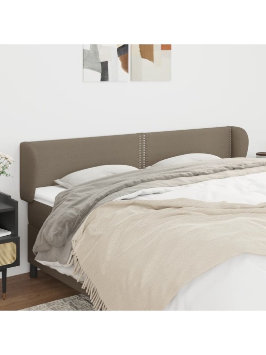 Galvūgalis su auselėmis,taupe spalvos,203x23x78/88 cm, audinys