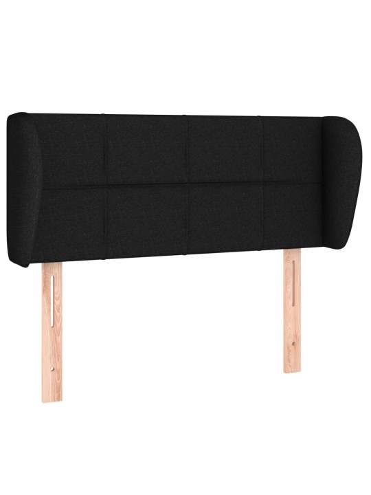 Galvūgalis su auselėmis, juodos spalvos,83x23x78/88 cm, audinys