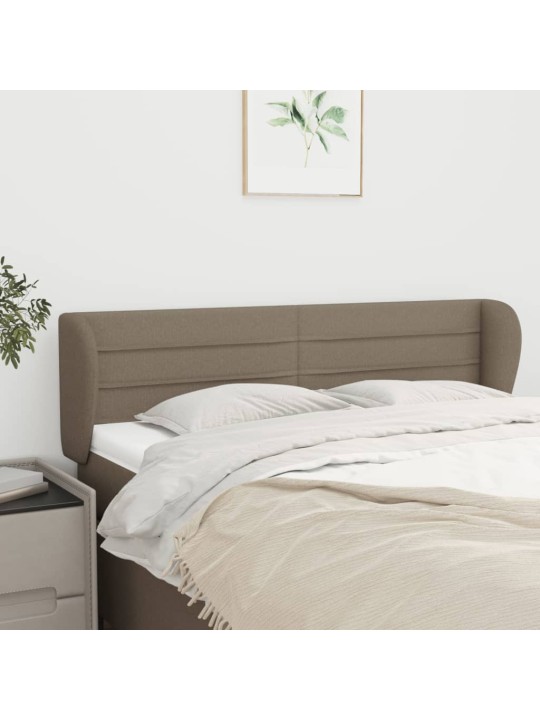 Galvūgalis su auselėmis,taupe spalvos,147x23x78/88cm, audinys