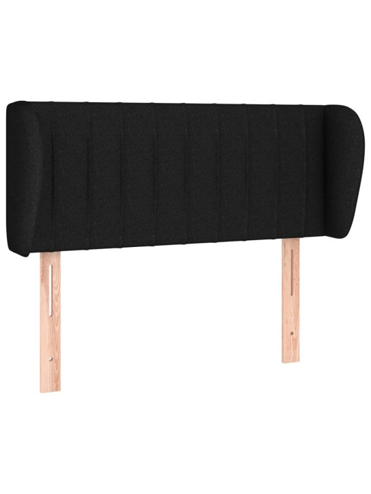 Galvūgalis su auselėmis, juodos spalvos,83x23x78/88 cm, audinys