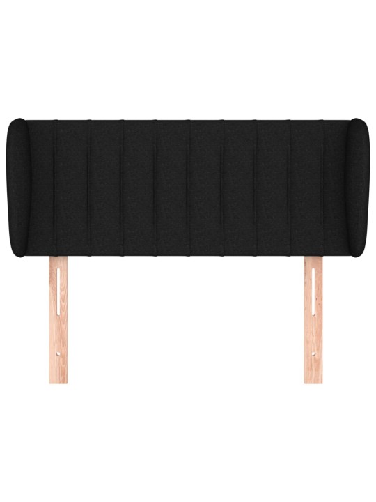 Galvūgalis su auselėmis, juodos spalvos,83x23x78/88 cm, audinys