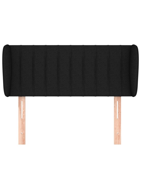 Galvūgalis su auselėmis, juodos spalvos,93x23x78/88cm, audinys