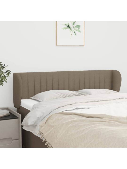 Galvūgalis su auselėmis,taupe spalvos,147x23x78/88cm, audinys