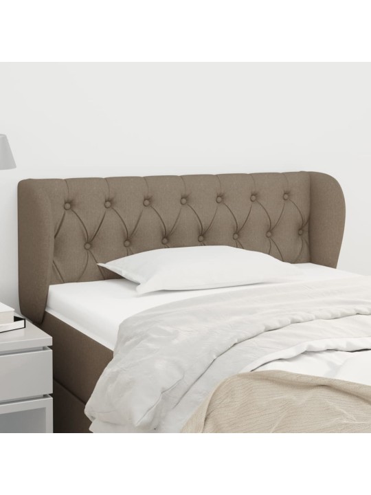 Galvūgalis su auselėmis,taupe spalvos,93x23x78/88cm, audinys